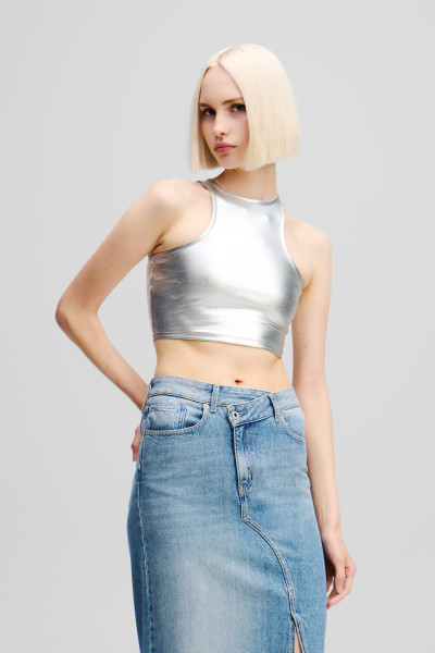 TOP KARL LAGERFELD JEANS KLJ METALLIC TOP - Kép 1