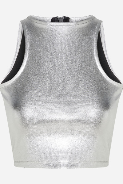 TOP KARL LAGERFELD JEANS KLJ METALLIC TOP - Kép 5