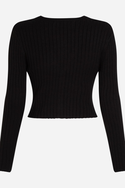 KARDIGAN KARL LAGERFELD JEANS KLJ CROPPED CARDIGAN - Fotografie č. 5