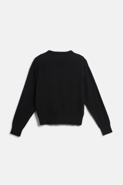 PULÓVER KARL LAGERFELD JEANS KLJ REG LOGO KNIT SWEATER - Kép 2
