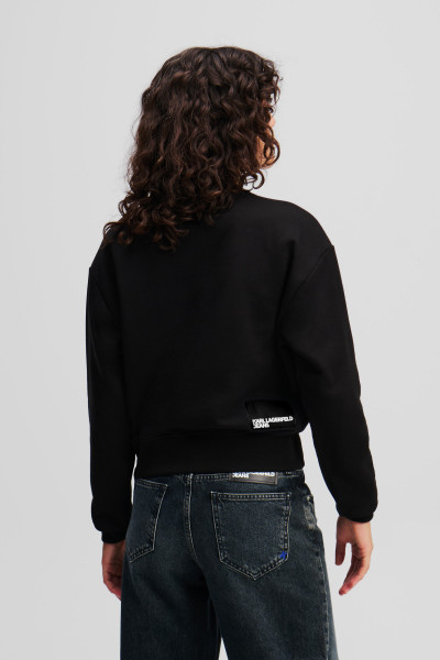 MIKINA KARL LAGERFELD JEANS KLJ REG ESSENTIAL LOGO SWEAT - Fotografia č. 3