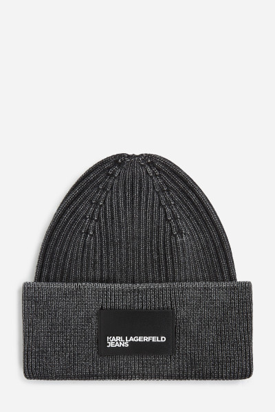 SAPKA KARL LAGERFELD JEANS KLJ WASHED BEANIE - Kép 1
