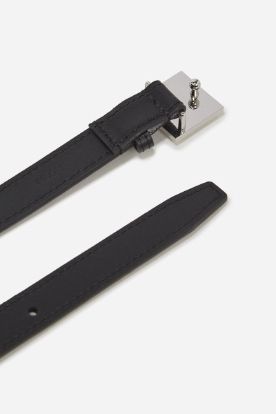 OPASEK KARL LAGERFELD JEANS KLJ THIN LEATHER BELT - Fotografie č. 4