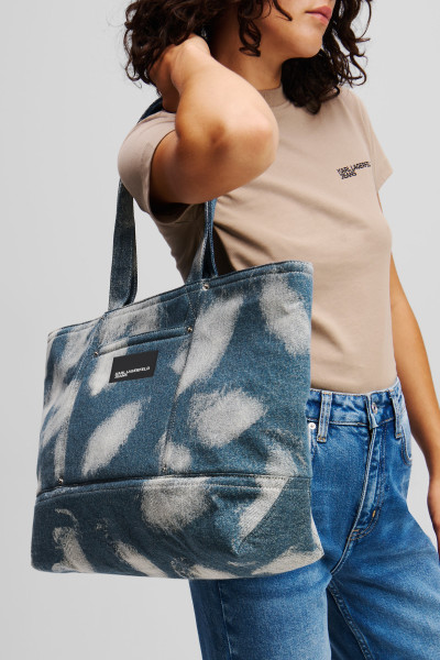 KABELKA KARL LAGERFELD JEANS KLJ DENIM TOTE - Fotografia č. 4
