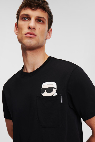 TRIČKO KARL LAGERFELD IKONIK 2.0 POCKET T-SHIRT - Fotografia č. 4