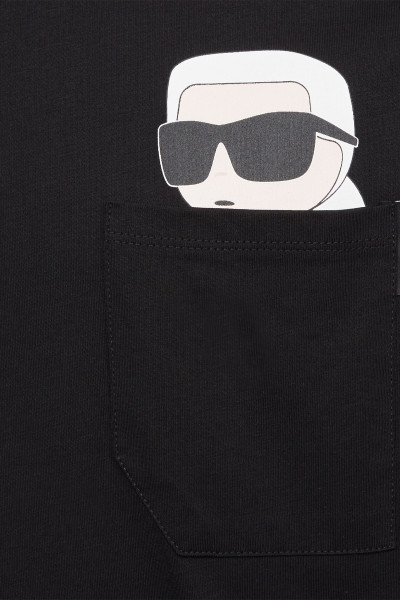 TRIČKO KARL LAGERFELD IKONIK 2.0 POCKET T-SHIRT - Fotografia č. 7