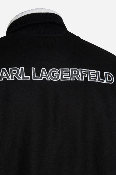 BUNDA KARL LAGERFELD VARSITY BOMBER JACKET - Fotografie č. 8