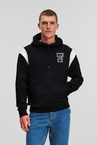 MIKINA KARL LAGERFELD VARSITY HOODIE - Fotografie č. 1