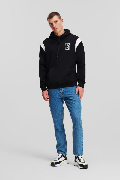 MIKINA KARL LAGERFELD VARSITY HOODIE - Fotografie č. 2