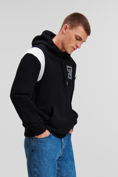 MIKINA KARL LAGERFELD VARSITY HOODIE - Fotografie č. 3