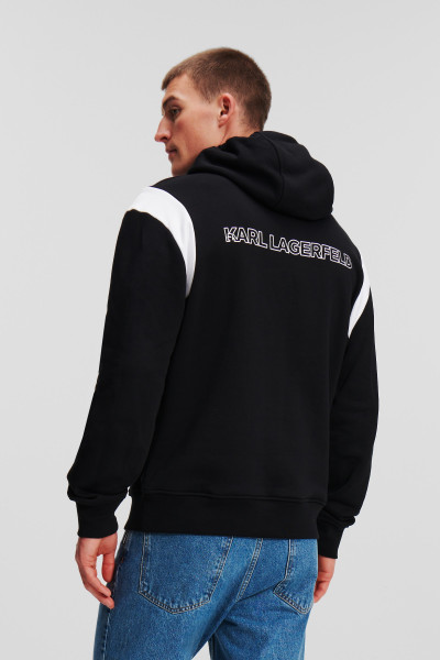 MIKINA KARL LAGERFELD VARSITY HOODIE - Fotografie č. 4