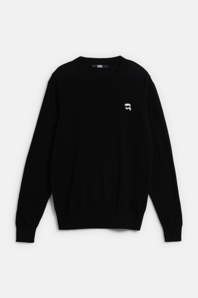 SVETR KARL LAGERFELD IKONIK 2.0 MERINO SWEATER - Fotografie č. 6