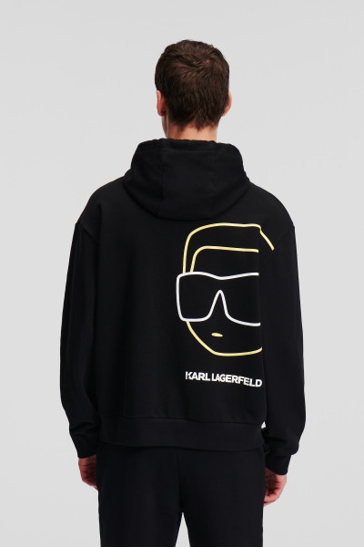 MIKINA KARL LAGERFELD IKONIK 2.0 BIG COLOUR HOODIE - Fotografia č. 3