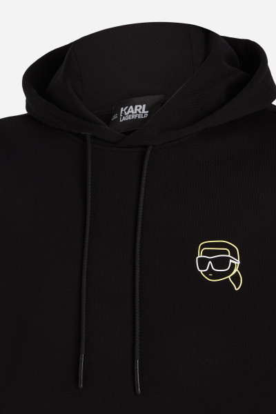 MIKINA KARL LAGERFELD IKONIK 2.0 BIG COLOUR HOODIE - Fotografia č. 7