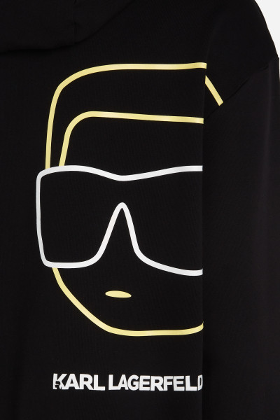 MIKINA KARL LAGERFELD IKONIK 2.0 BIG COLOUR HOODIE - Fotografia č. 8