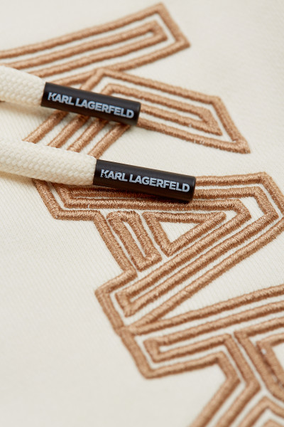 TEPLÁKY KARL LAGERFELD ART DECO LOGO SWEATPANTS - Fotografia č. 3