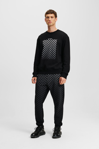 TEPLÁKY KARL LAGERFELD MONOGRAM DEGRADE SWEATPANTS - Fotografie č. 1