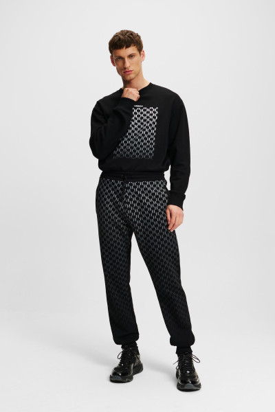 TEPLÁKY KARL LAGERFELD MONOGRAM DEGRADE SWEATPANTS - Fotografie č. 3