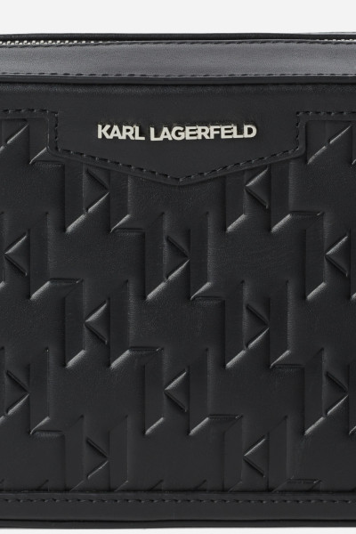 TÁSKA KARL LAGERFELD K/LOOM LEATHER CAMERA BAG - Kép 5