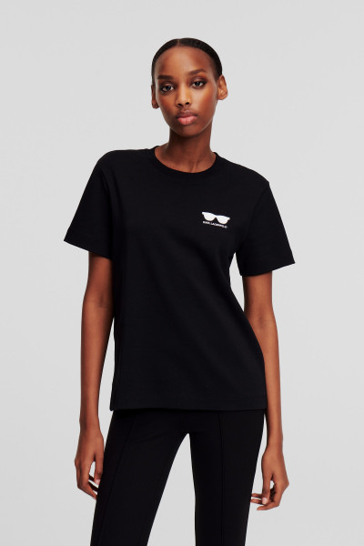 TRIČKO KARL LAGERFELD SUNGLASSES EMBROIDERY T-SHIRT - Fotografia č. 1
