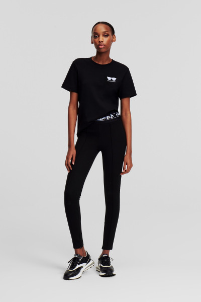 TRIČKO KARL LAGERFELD SUNGLASSES EMBROIDERY T-SHIRT - Fotografia č. 2