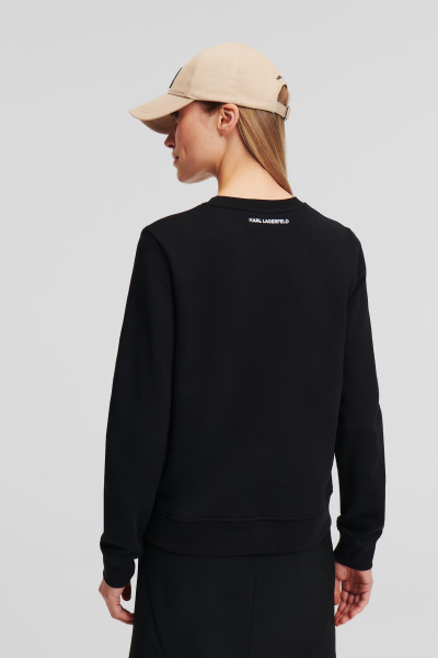 MIKINA KARL LAGERFELD IKON PATCH SWEATSHIRT - Fotografia č. 3