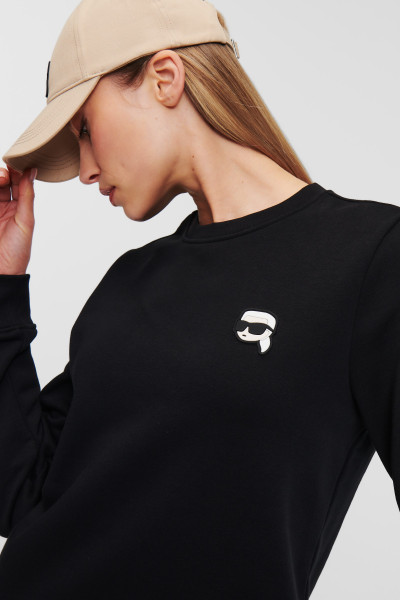 MIKINA KARL LAGERFELD IKON PATCH SWEATSHIRT - Fotografia č. 4