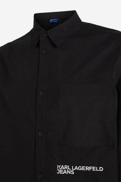 KOŠILE KARL LAGERFELD JEANS KLJ REGULAR WOVEN SHIRT - Fotografie č. 7