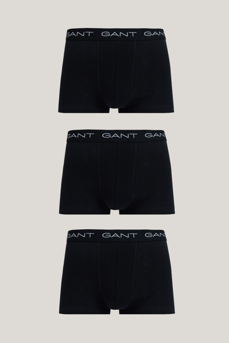 SPODNÁ BIELIZEŇ GANT TRUNK 3-PACK BLACK
