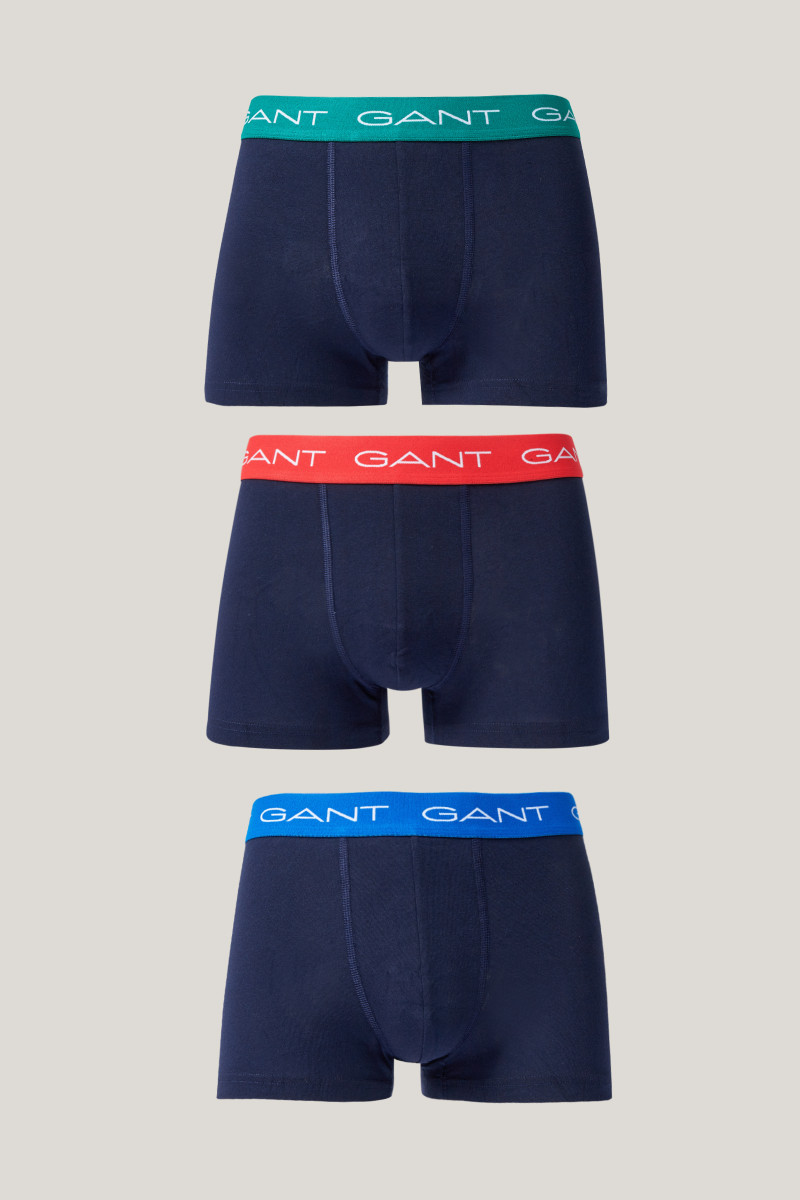SPODNÁ BIELIZEŇ GANT TRUNK 3-PACK EVENING BLUE