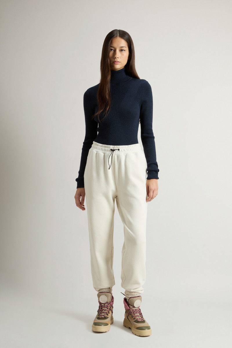 Tréningnadrág Woolrich Interlock Trousers Milky Cream