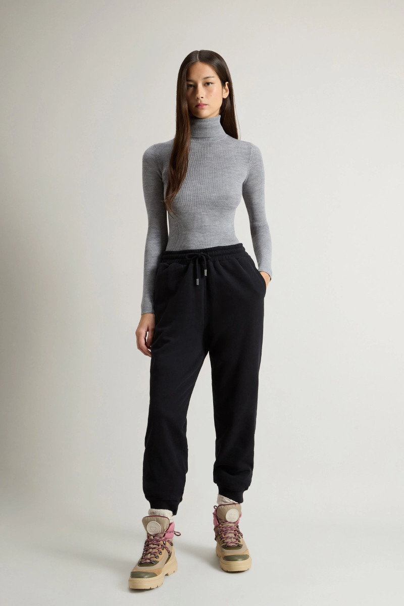 Tréningnadrág Woolrich Light Fleece Pant Black
