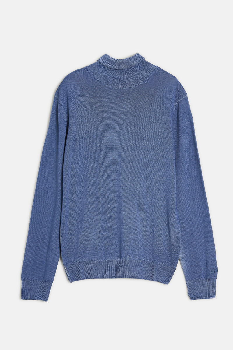 Garbó Woolrich Gd Knitted Turtleneck Bering Sea