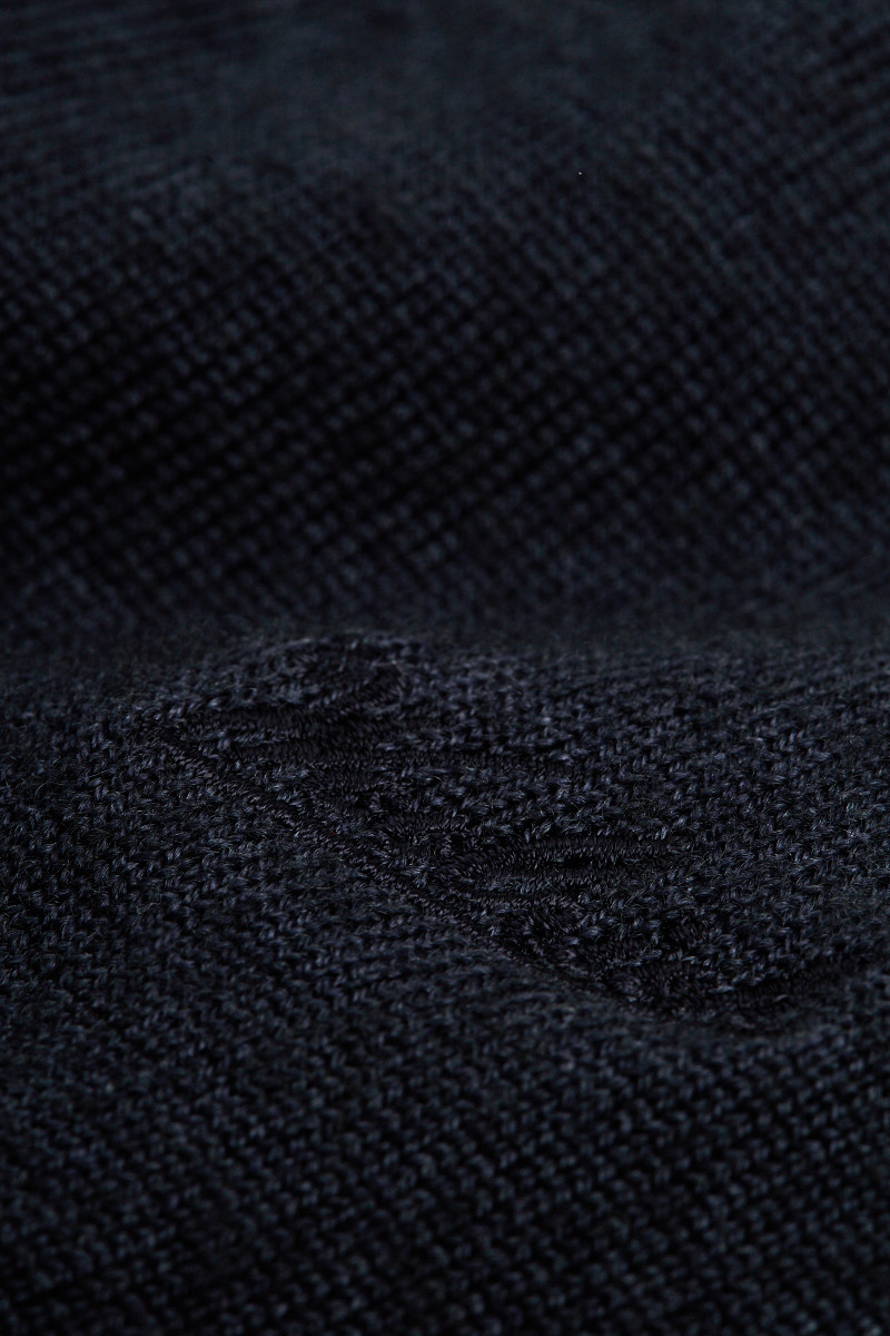 Rolák Woolrich Gd Knitted Turtleneck Melton Blue