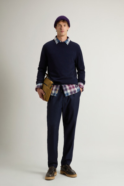 SVETR WOOLRICH LAMBSWOOL CREWNECK - Fotografie č. 2