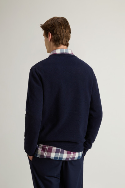 SVETR WOOLRICH LAMBSWOOL CREWNECK - Fotografie č. 3