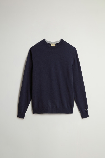 SVETR WOOLRICH LAMBSWOOL CREWNECK - Fotografie č. 5