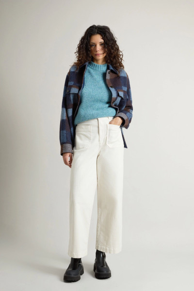 PULÓVER WOOLRICH BABY ALPACA CREWNECK - Kép 2