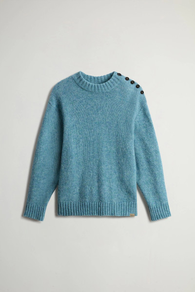 PULÓVER WOOLRICH BABY ALPACA CREWNECK - Kép 5
