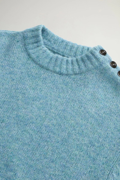 PULÓVER WOOLRICH BABY ALPACA CREWNECK - Kép 6