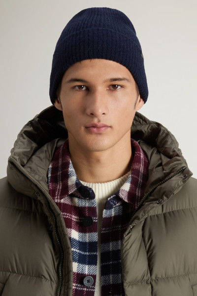 ČAPICA WOOLRICH KNITTED RIBBED BEANIE - Fotografia č. 4