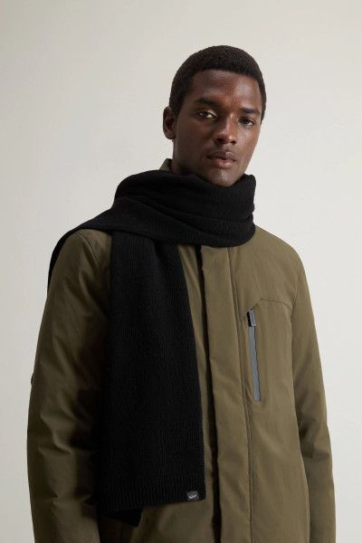 ŠÁL WOOLRICH KNITTED SCARF - Fotografia č. 4