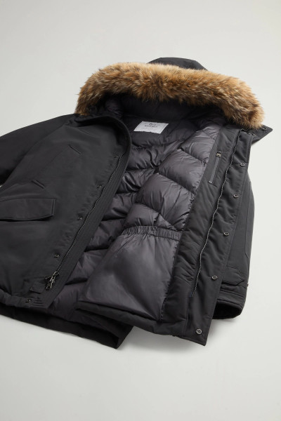 BUNDA WOOLRICH POLAR HIGH COLLAR FUR PARKA - Fotografie č. 9