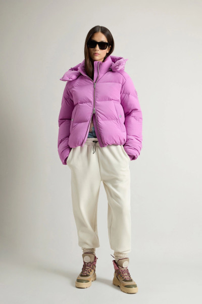 BUNDA WOOLRICH ALSEA SHORT DOWN PUFFER JACKET - Fotografie č. 2