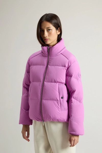 BUNDA WOOLRICH ALSEA SHORT DOWN PUFFER JACKET - Fotografie č. 3