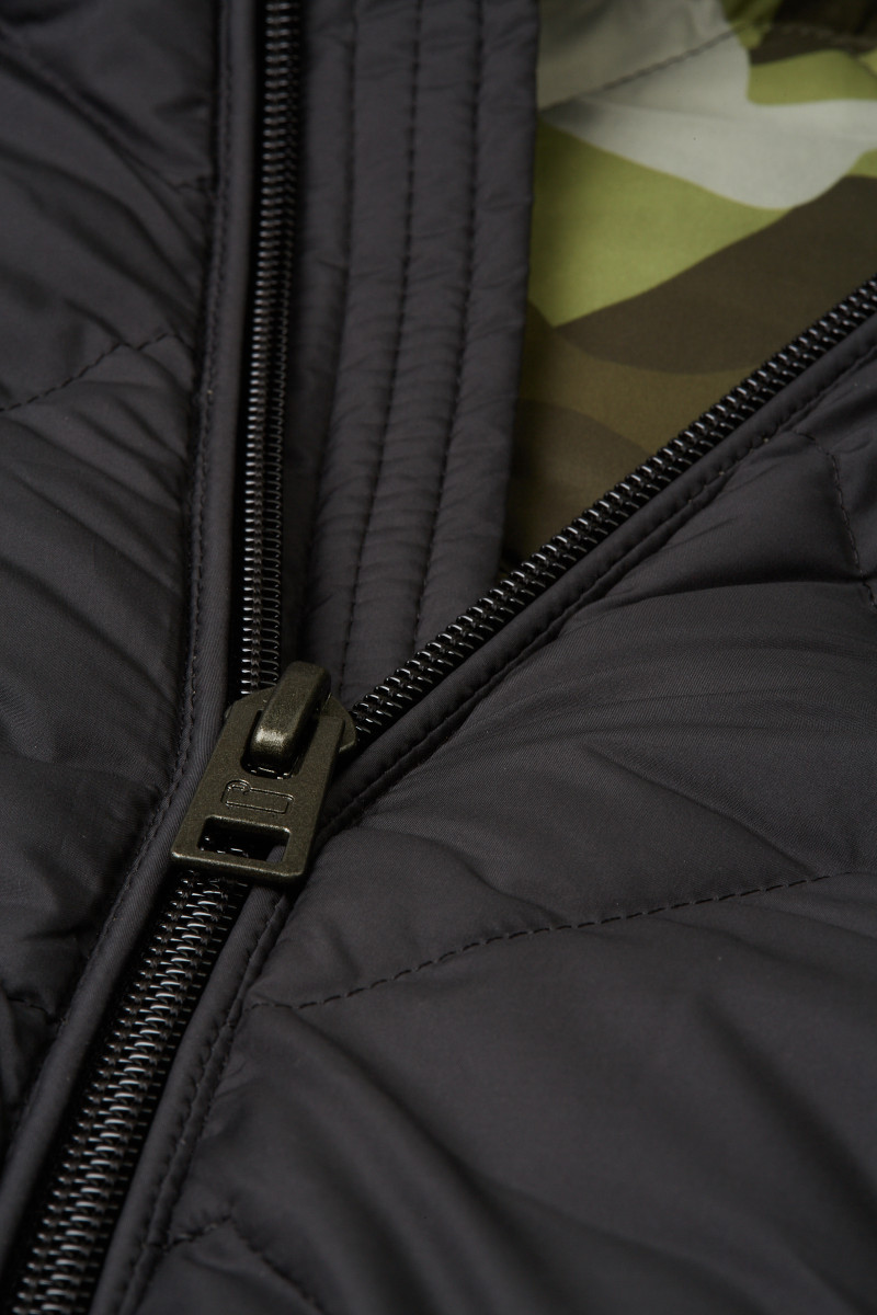 Bunda Woolrich Heritage Microfiber Bomber Black