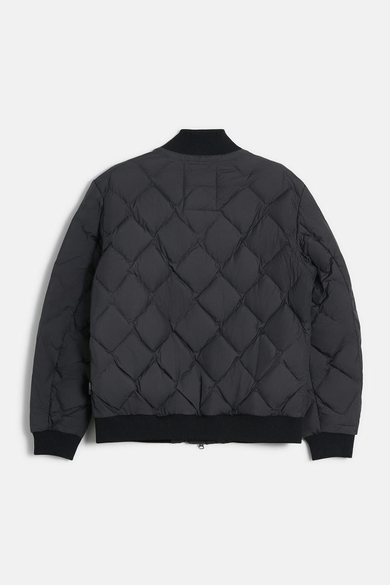 Bunda Woolrich Heritage Microfiber Bomber Black