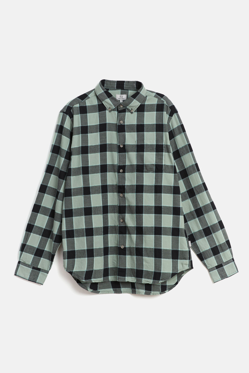Košeľa Woolrich Light Flannel Shirt Sage Check