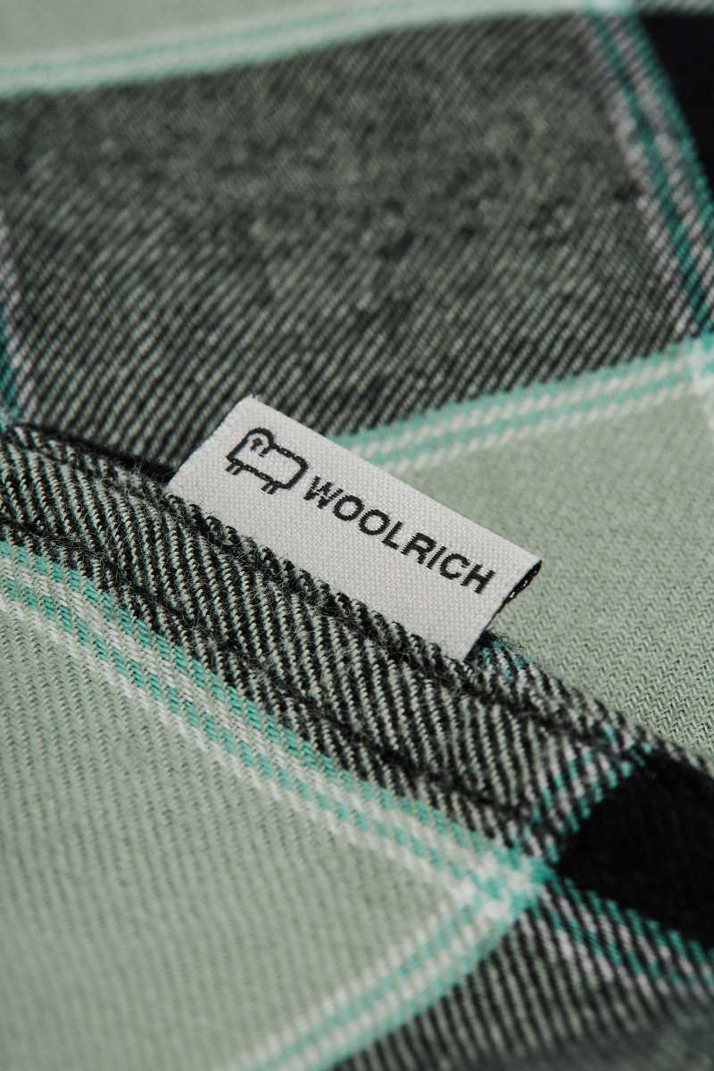 Košeľa Woolrich Light Flannel Shirt Sage Check