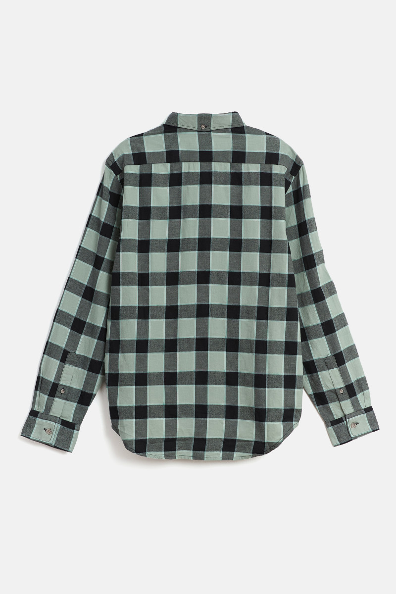 Košeľa Woolrich Light Flannel Shirt Sage Check